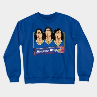 Hanson Brothers Hockey Slapshot Aluminum Foil Crewneck Sweatshirt